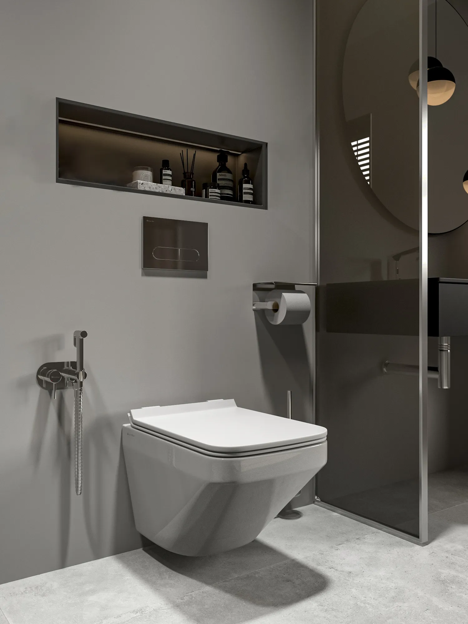 Унитаз KNOTLOR Подвесной унитаз WC545WG